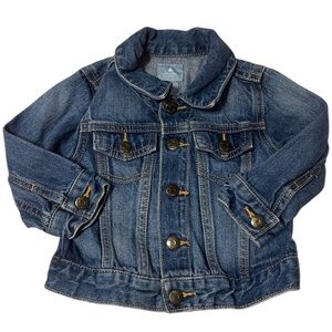 GAP Baby Denim Snap Front Jacket 12-18 months